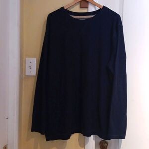 Navy Eddie Bauer Long-Sleeved Tee
